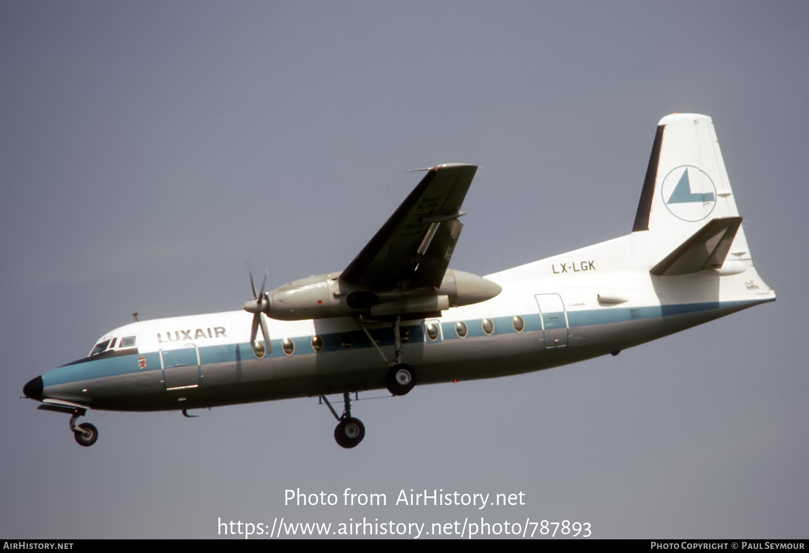 Aircraft Photo of LX-LGK | Fokker F27-200 Friendship | Luxair | AirHistory.net #787893