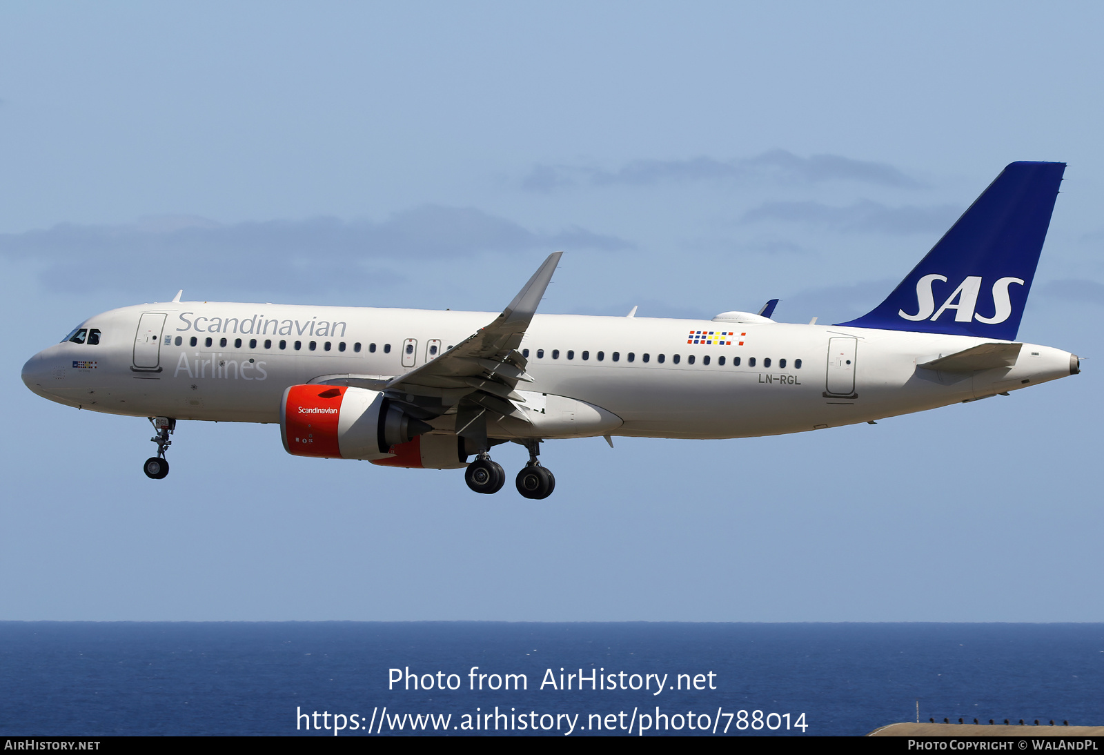 Aircraft Photo of LN-RGL | Airbus A320-251N | Scandinavian Airlines - SAS | AirHistory.net #788014