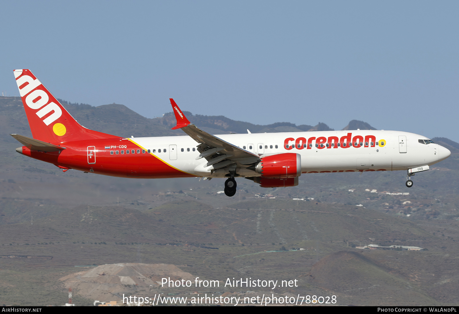 Aircraft Photo of PH-CDQ | Boeing 737-9 Max 9 | Corendon Dutch Airlines | AirHistory.net #788028