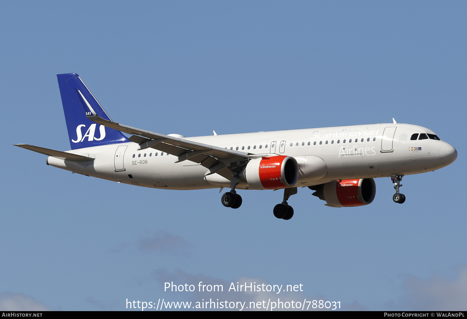 Aircraft Photo of SE-RON | Airbus A320-251N | Scandinavian Airlines - SAS | AirHistory.net #788031