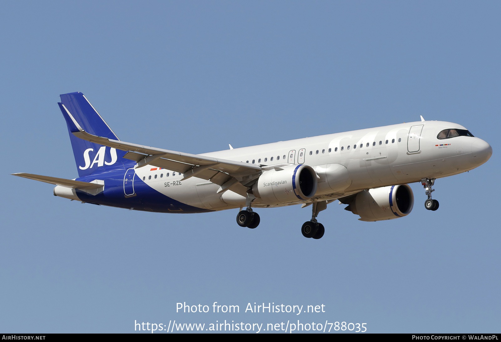 Aircraft Photo of SE-RZE | Airbus A320-251N | Scandinavian Airlines - SAS | AirHistory.net #788035