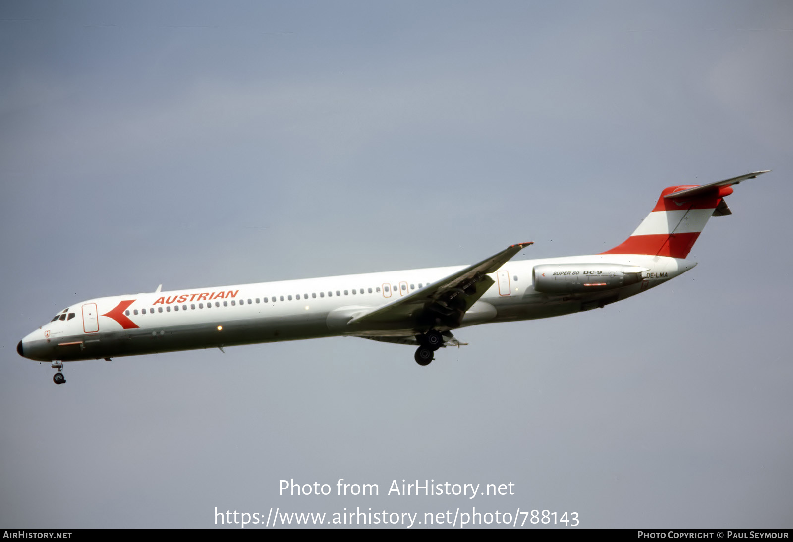 Aircraft Photo of OE-LMA | McDonnell Douglas MD-81 (DC-9-81) | Austrian Airlines | AirHistory.net #788143