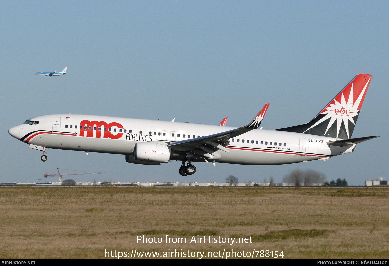 Aircraft Photo of SU-BPZ | Boeing 737-86N | AMC Airlines | AirHistory.net #788154