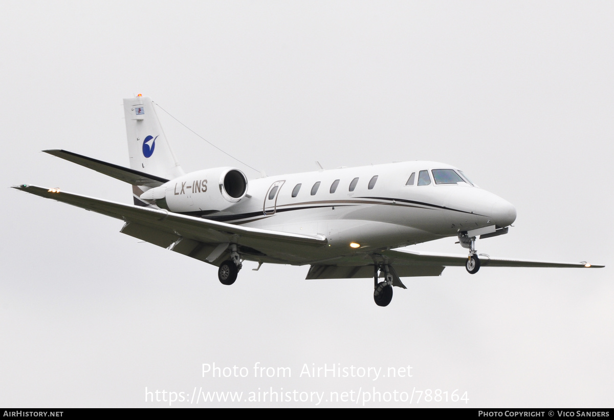 Aircraft Photo of LX-INS | Cessna 560XL Citation XLS | AirHistory.net #788164