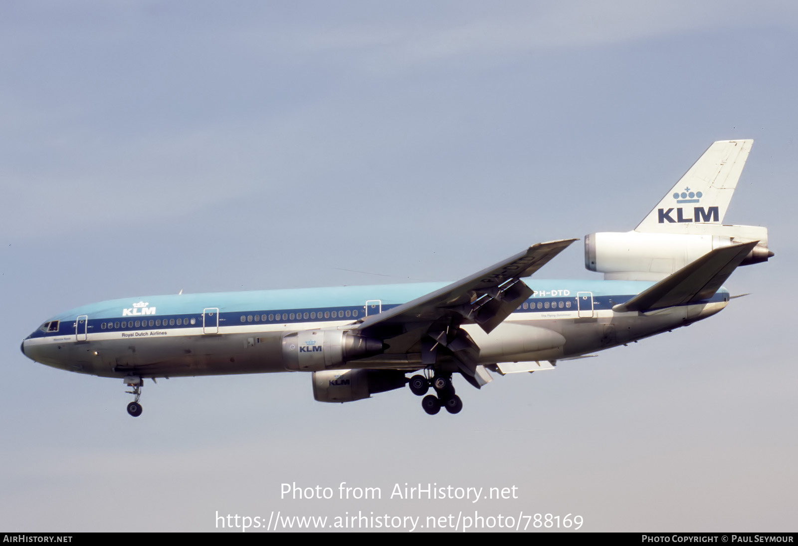 Aircraft Photo of PH-DTD | McDonnell Douglas DC-10-30 | KLM - Royal Dutch Airlines | AirHistory.net #788169