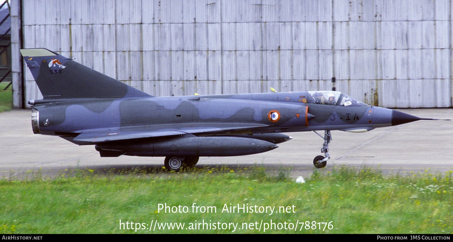 Aircraft Photo of 538 | Dassault Mirage IIIE | France - Air Force | AirHistory.net #788176