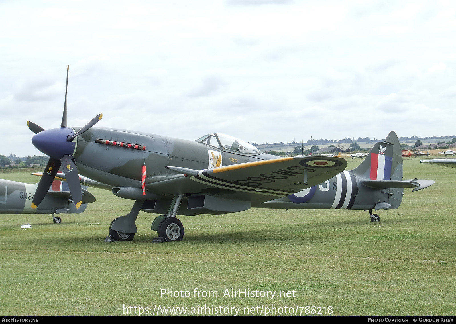 Aircraft Photo of G-BRAF / SM969 | Supermarine 394 Spitfire FR18E | UK - Air Force | AirHistory.net #788218