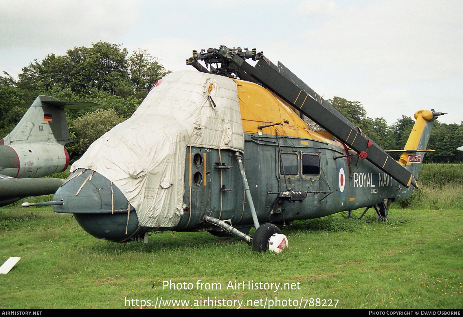 Aircraft Photo of XM833 | Westland WS-58 Wessex HAS.3 | UK - Navy | AirHistory.net #788227