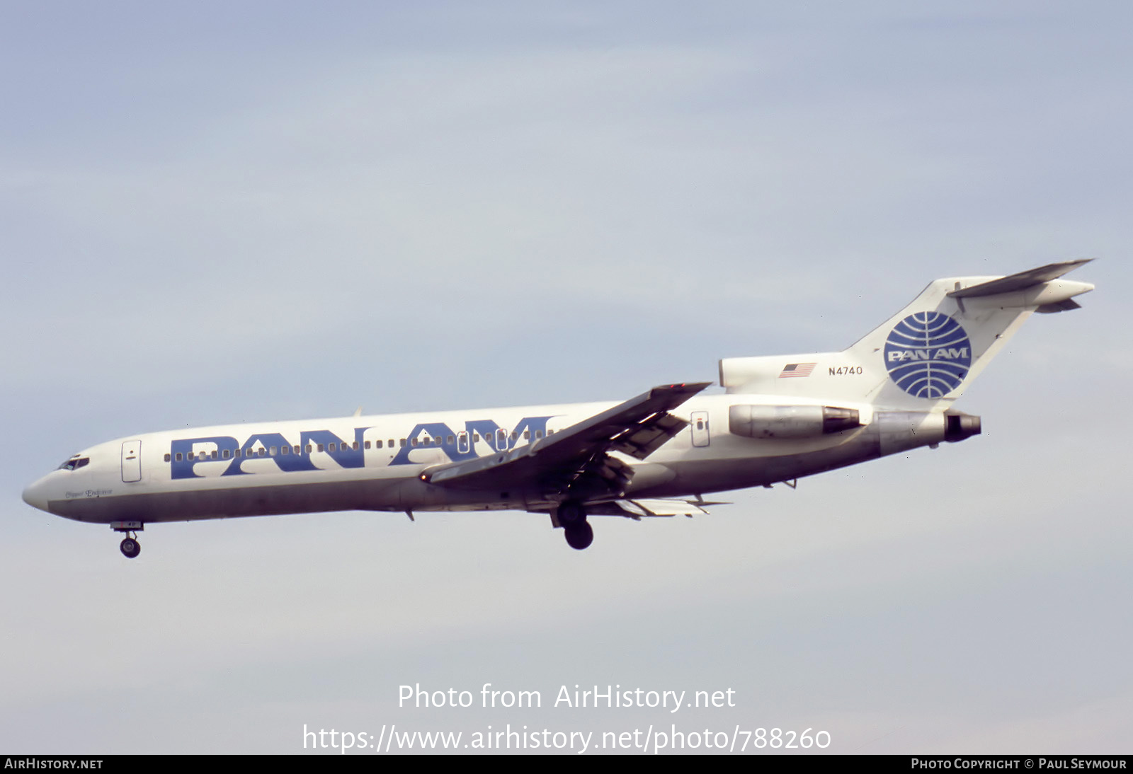 Aircraft Photo of N4740 | Boeing 727-235 | Pan American World Airways - Pan Am | AirHistory.net #788260