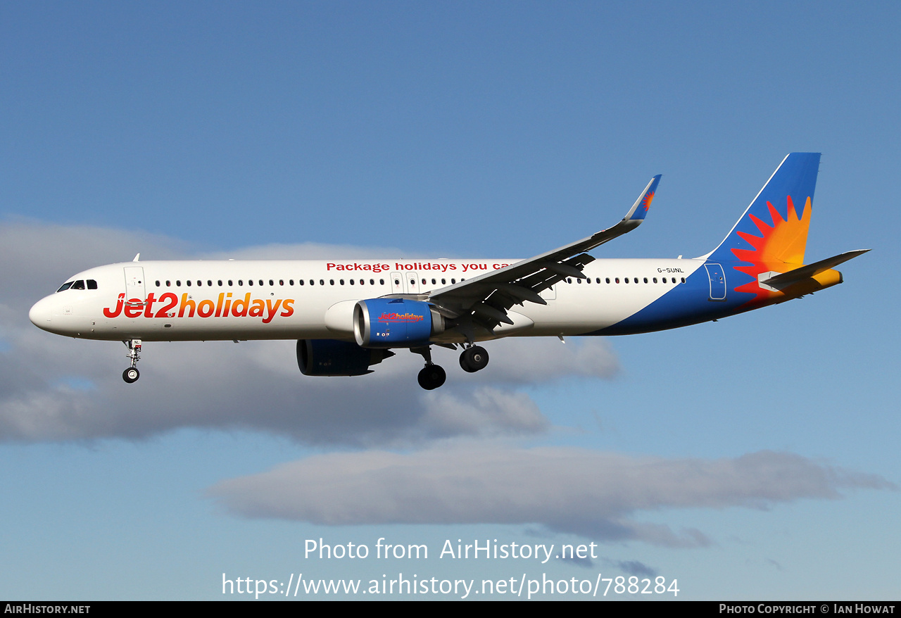 Aircraft Photo of G-SUNL | Airbus A321-251NX | Jet2 Holidays | AirHistory.net #788284