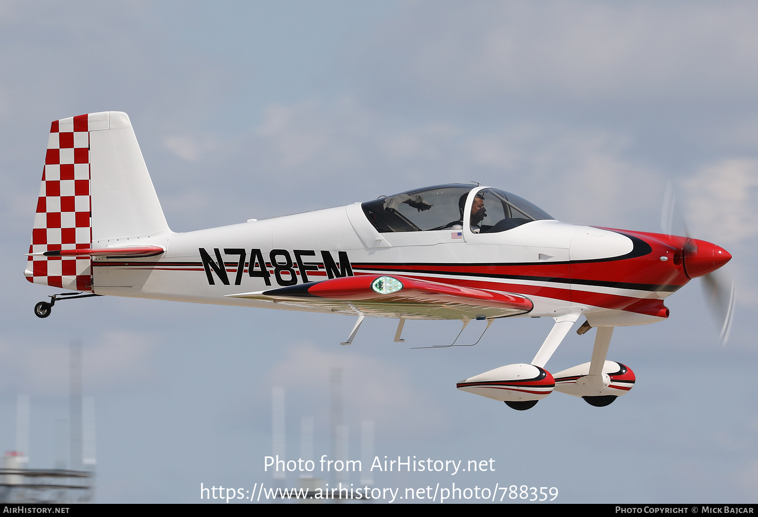 Aircraft Photo of N748EM | Van's RV-7 | AirHistory.net #788359