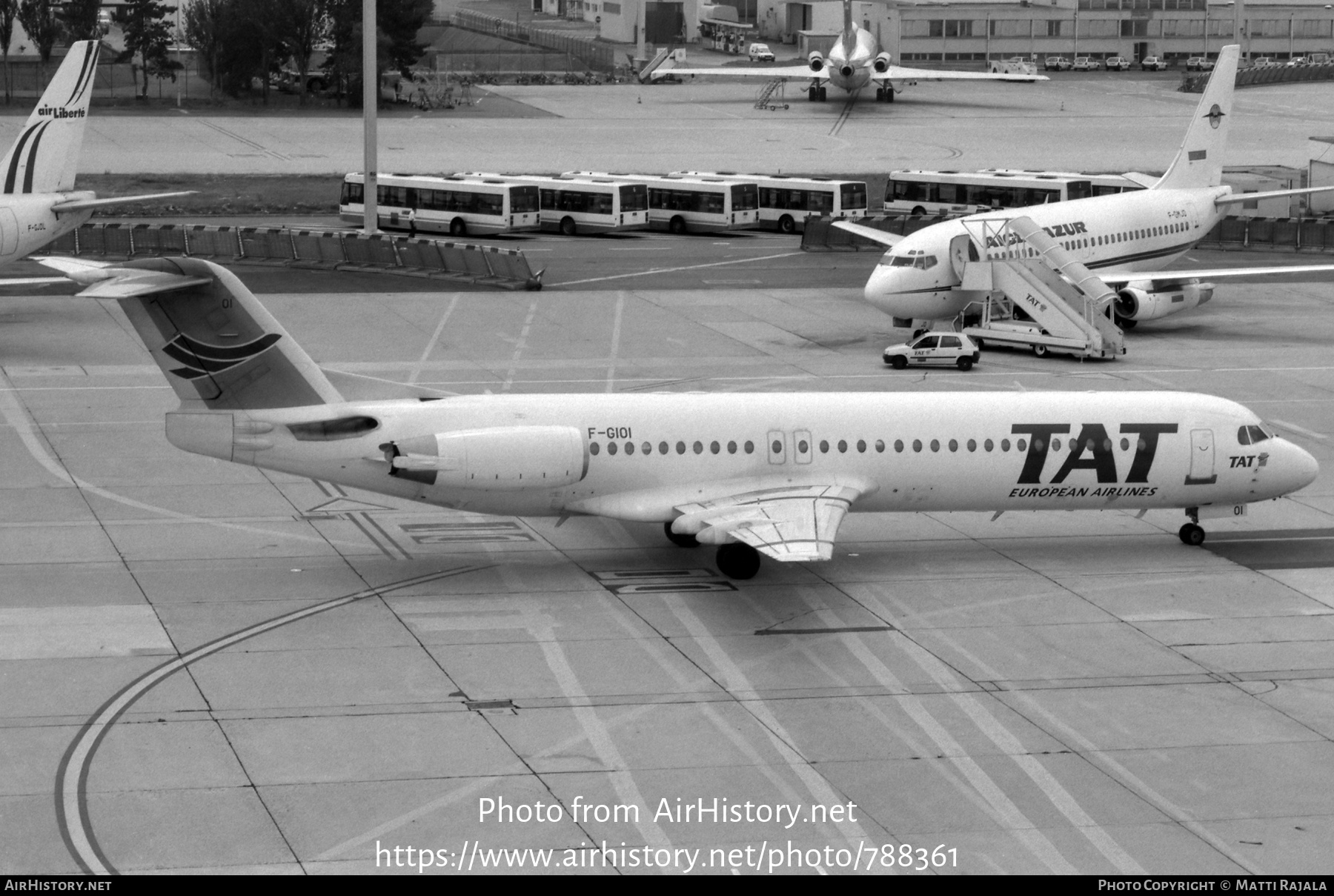 Aircraft Photo of F-GIOI | Fokker 100 (F28-0100) | TAT European Airlines | AirHistory.net #788361