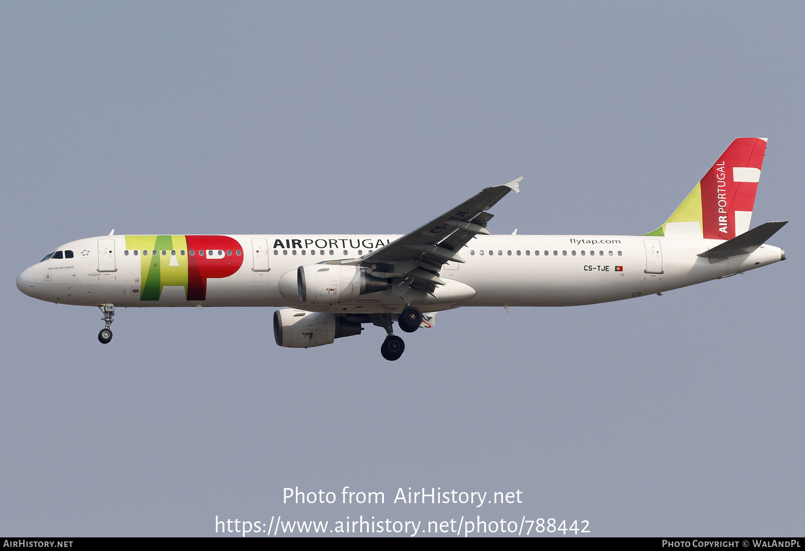 Aircraft Photo of CS-TJE | Airbus A321-211 | TAP Air Portugal | AirHistory.net #788442