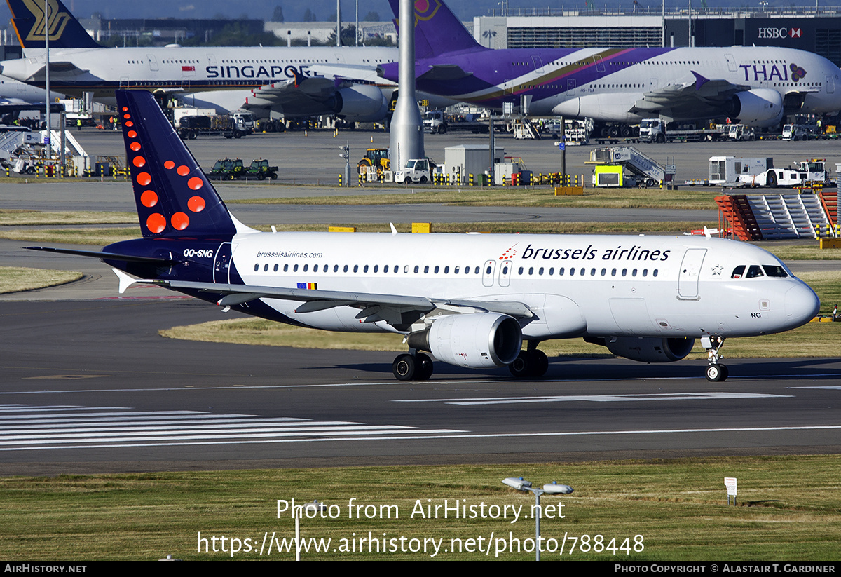 Aircraft Photo of OO-SNG | Airbus A320-214 | Brussels Airlines | AirHistory.net #788448