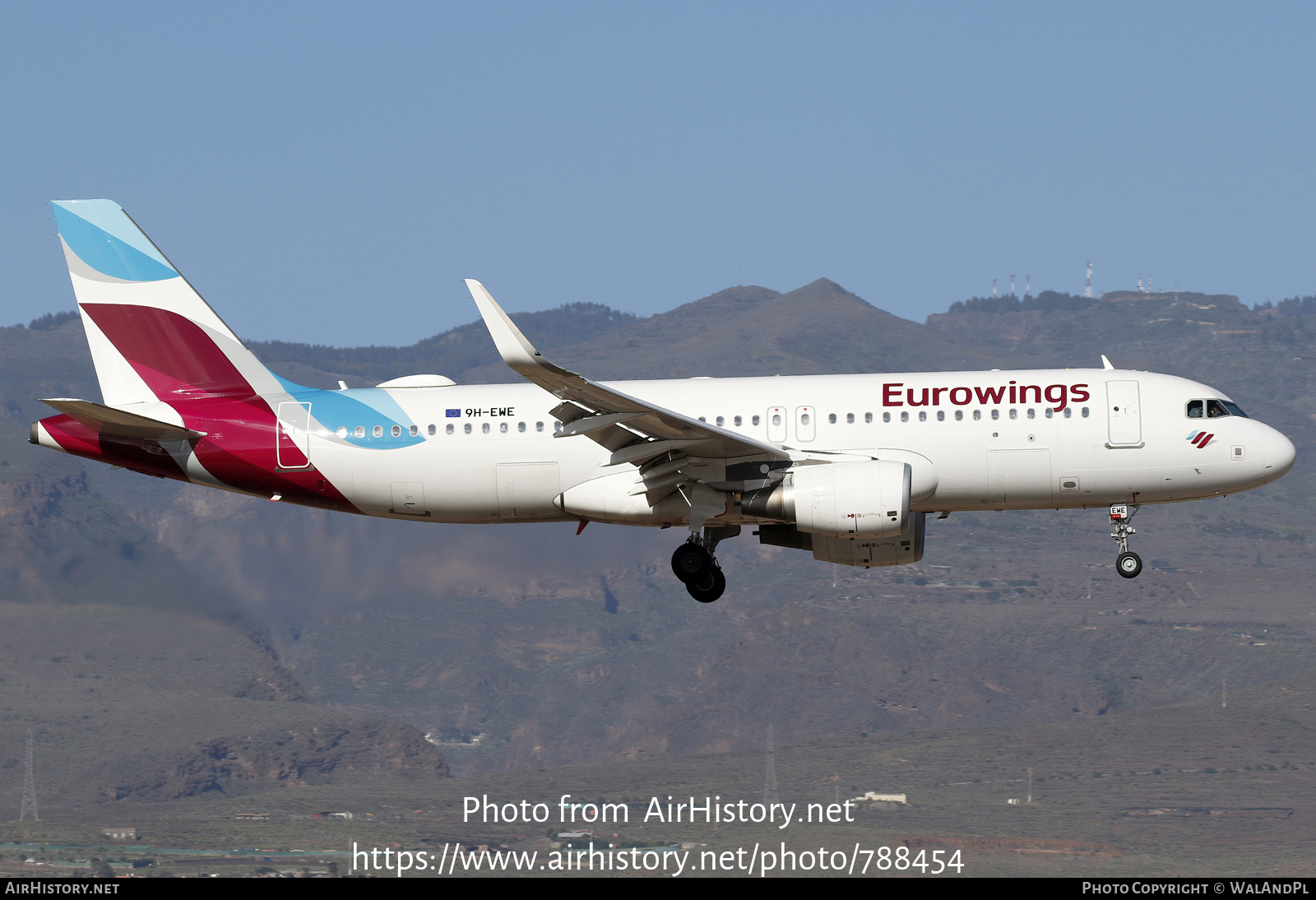 Aircraft Photo of 9H-EWE | Airbus A320-214 | Eurowings | AirHistory.net #788454