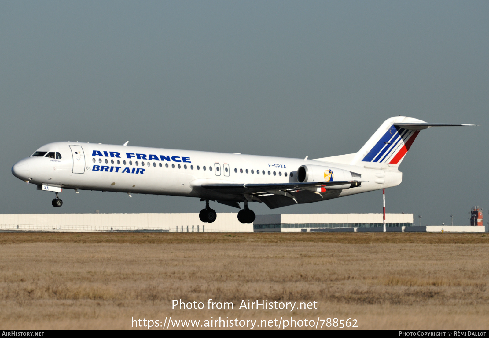 Aircraft Photo of F-GPXA | Fokker 100 (F28-0100) | Air France | AirHistory.net #788562