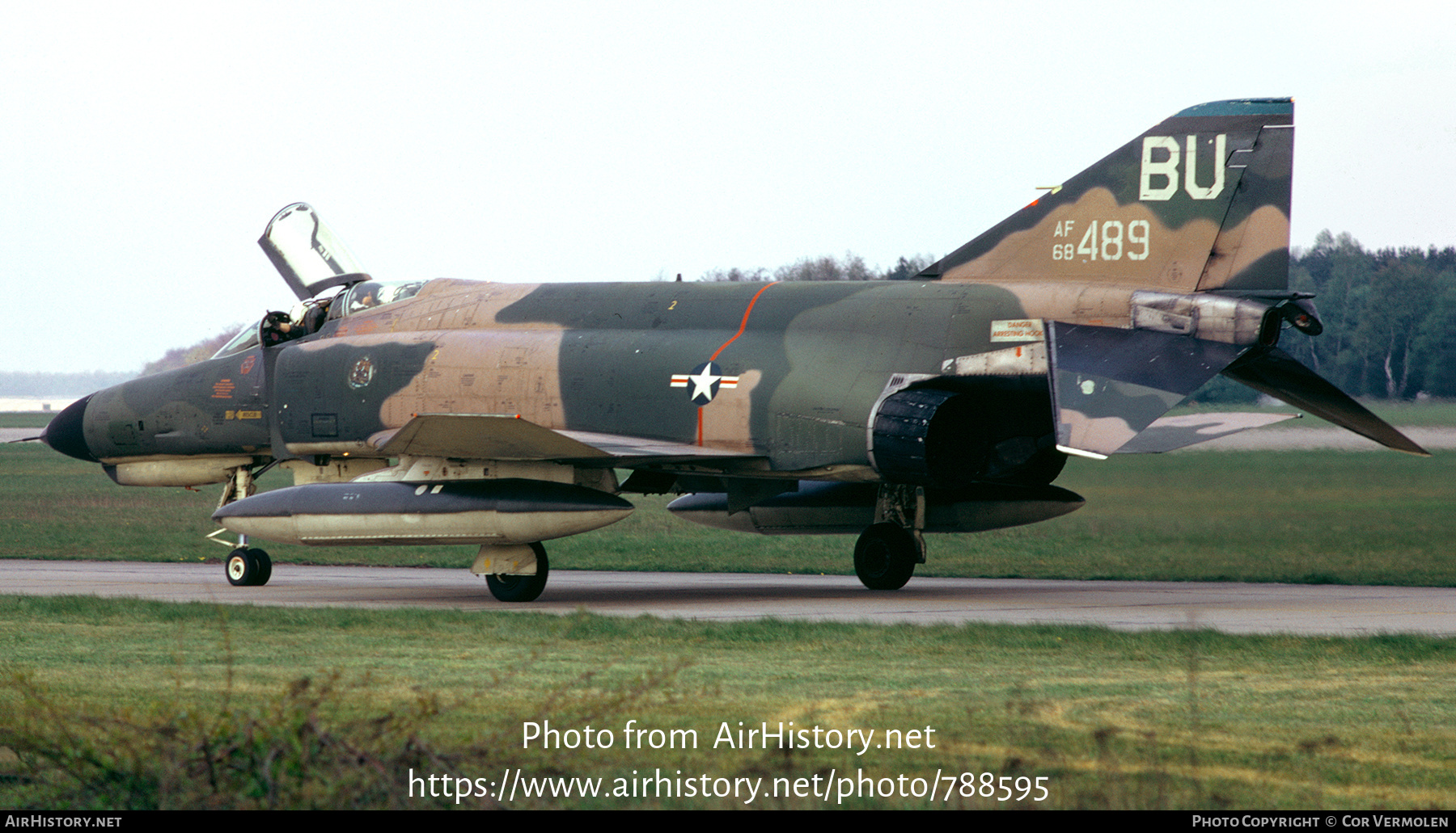 Aircraft Photo of 68-0489 / AF68-489 | McDonnell F-4E Phantom II | USA - Air Force | AirHistory.net #788595