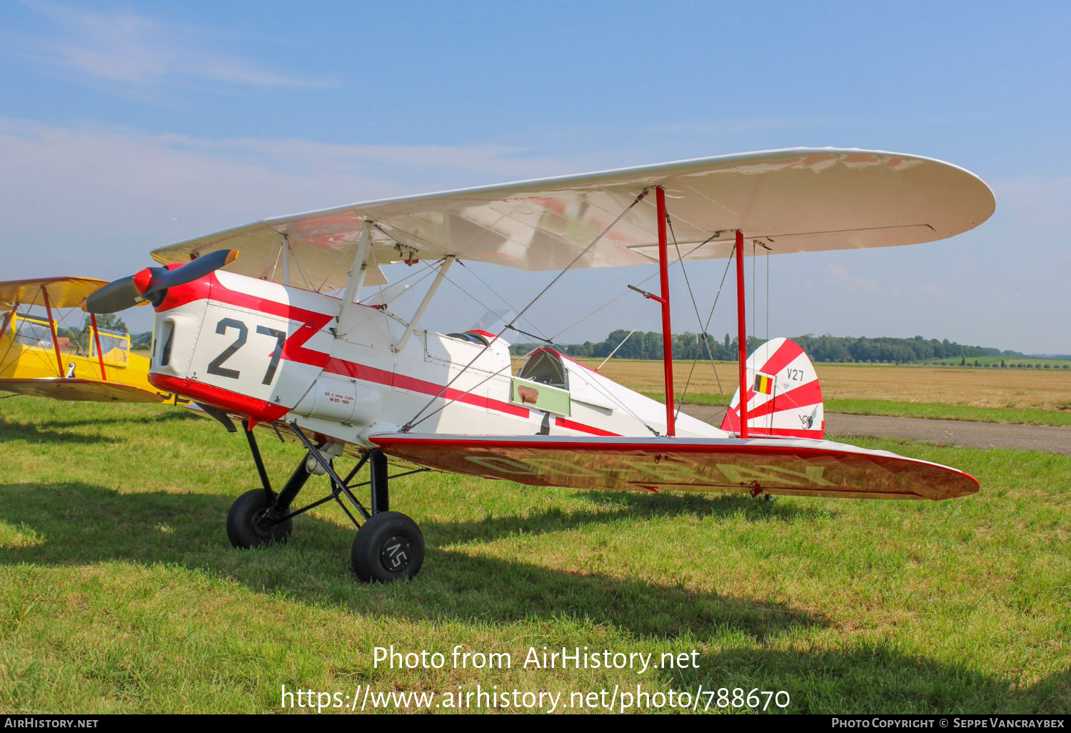 Aircraft Photo of OO-RAY / V-27 | Stampe-Vertongen SV-4B | AirHistory.net #788670