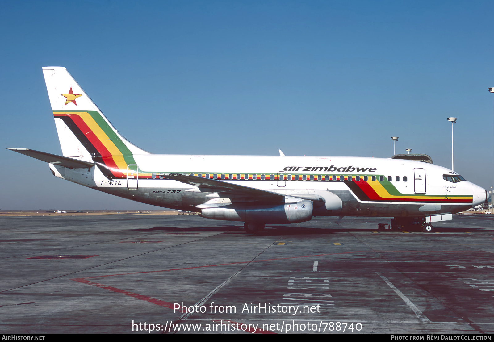 Aircraft Photo of Z-WPA | Boeing 737-2N0/Adv | Air Zimbabwe | AirHistory.net #788740