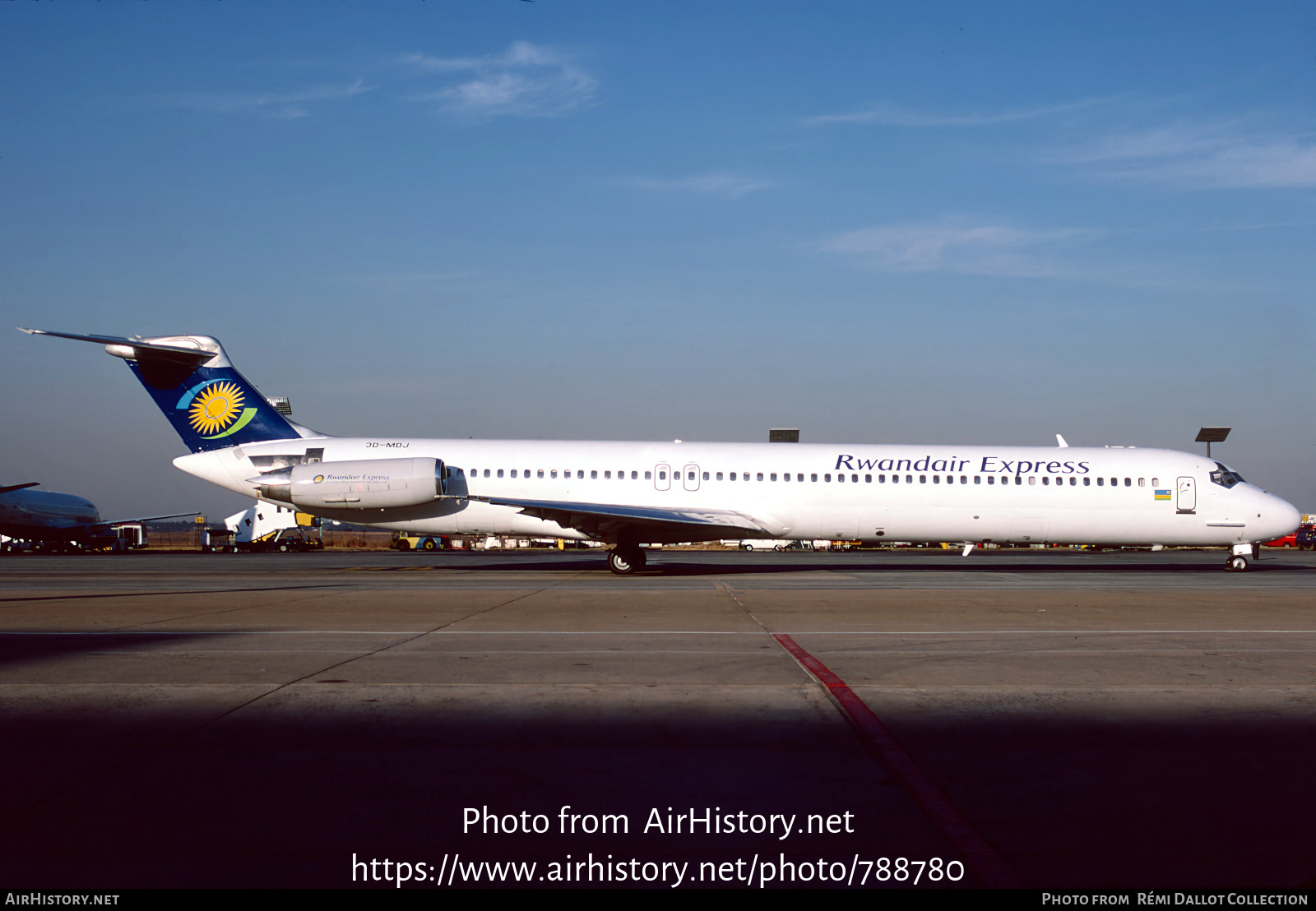 Aircraft Photo of 3D-MDJ | McDonnell Douglas MD-82 (DC-9-82) | Rwandair Express | AirHistory.net #788780