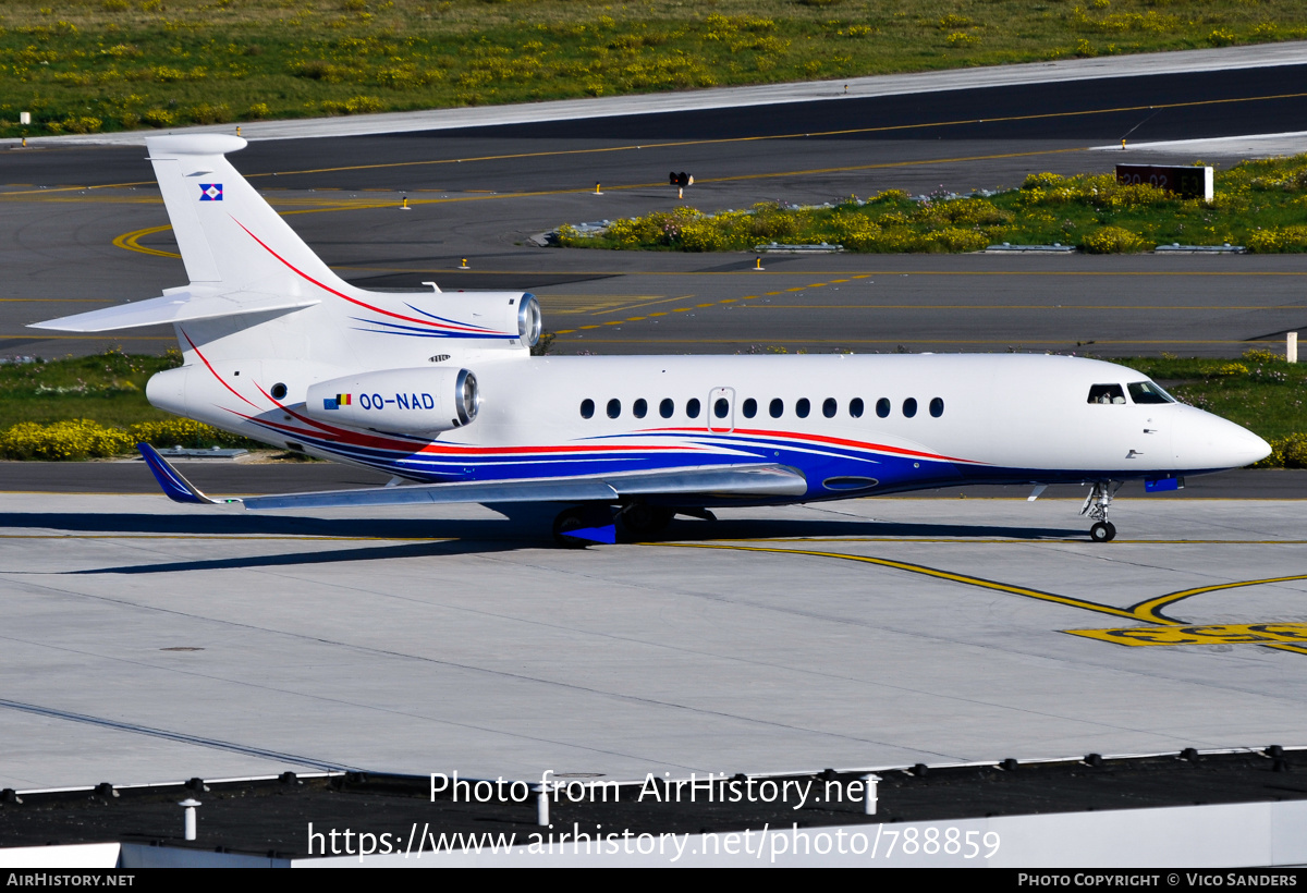 Aircraft Photo of OO-NAD | Dassault Falcon 7X | AirHistory.net #788859