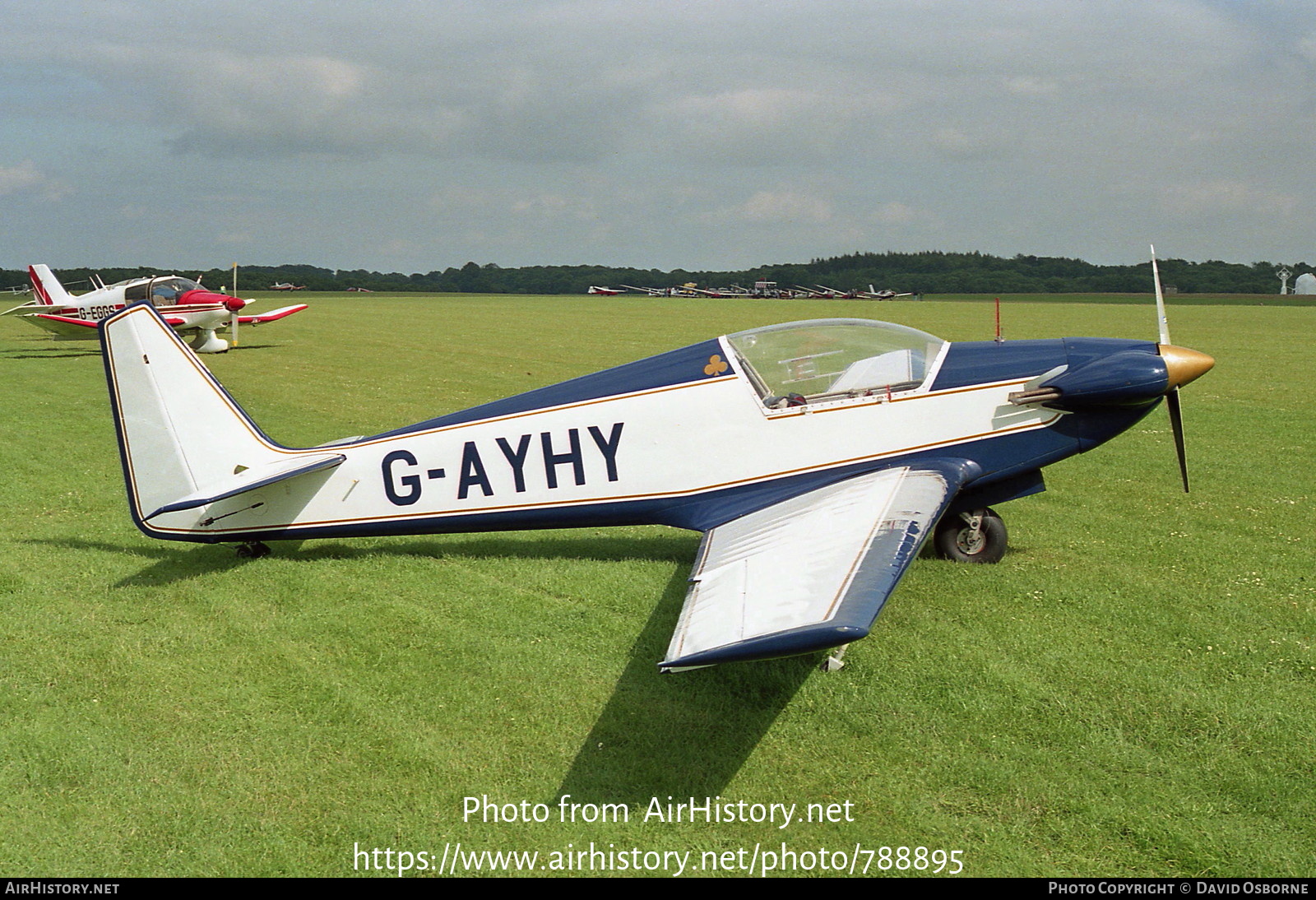 Aircraft Photo of G-AYHY | Sportavia-Pützer Fournier RF-4D | AirHistory.net #788895