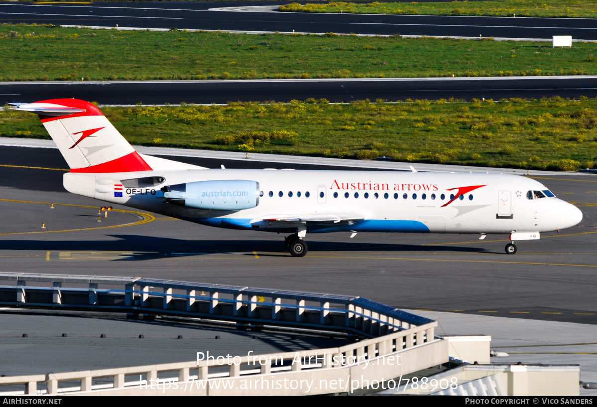 Aircraft Photo of OE-LFQ | Fokker 70 (F28-0070) | Austrian Arrows | AirHistory.net #788908