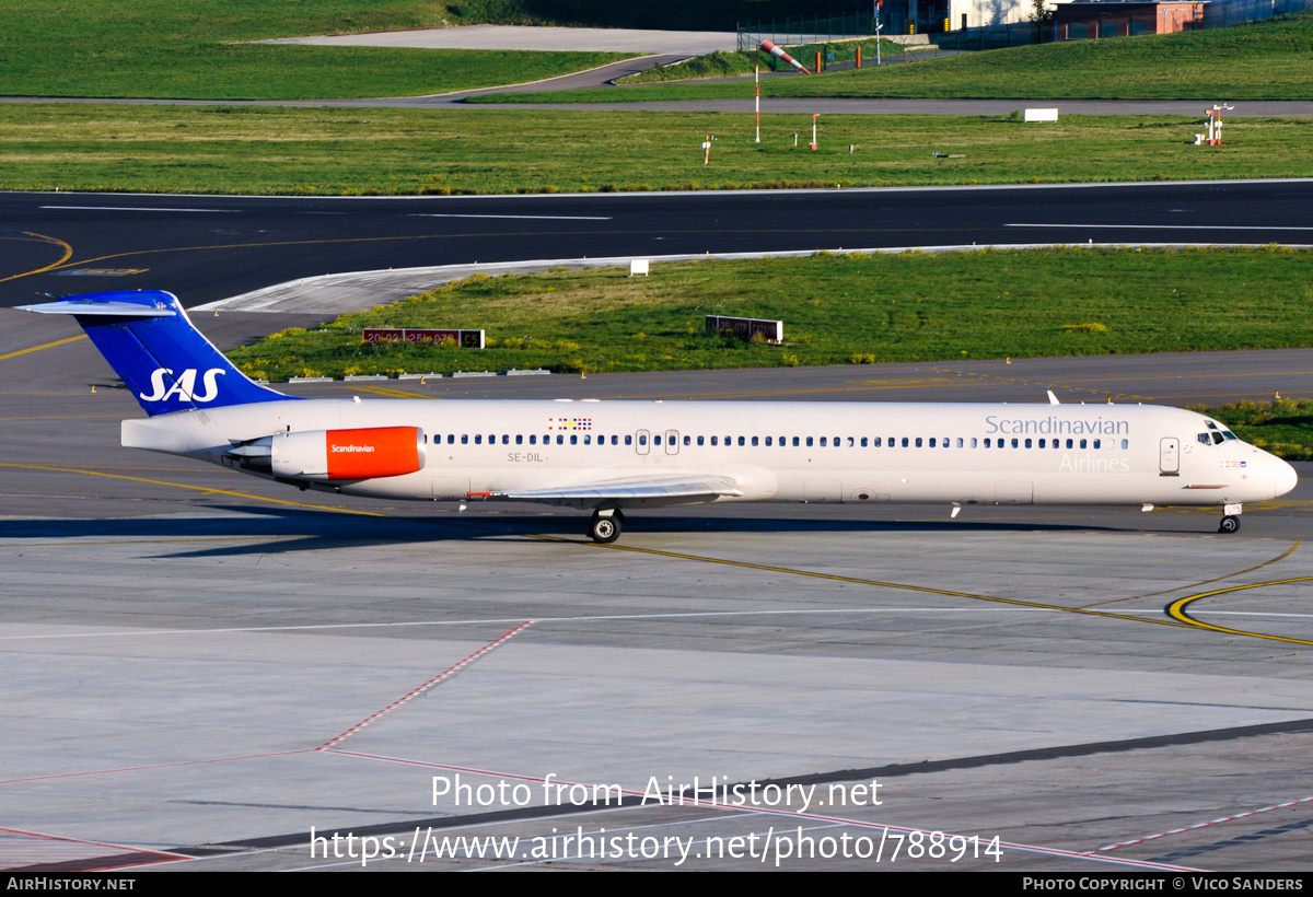 Aircraft Photo of SE-DIL | McDonnell Douglas MD-82 (DC-9-82) | Scandinavian Airlines - SAS | AirHistory.net #788914