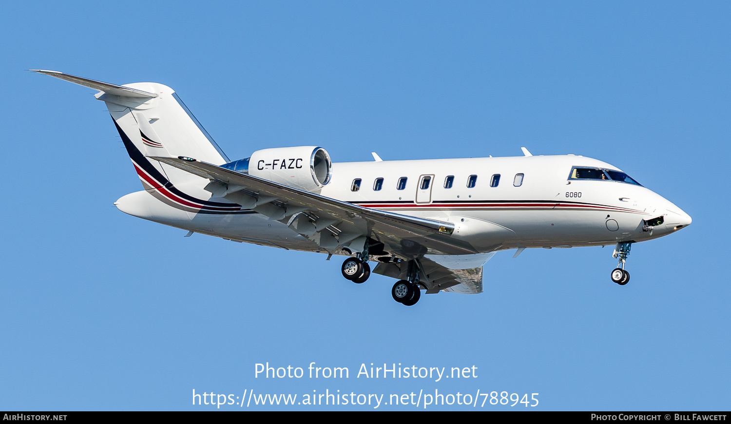 Aircraft Photo of C-FAZC | Bombardier Challenger 650 (CL-600-2B16) | AirHistory.net #788945