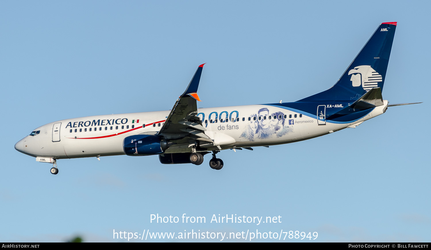 Aircraft Photo of XA-AML | Boeing 737-852 | AeroMéxico | AirHistory.net #788949