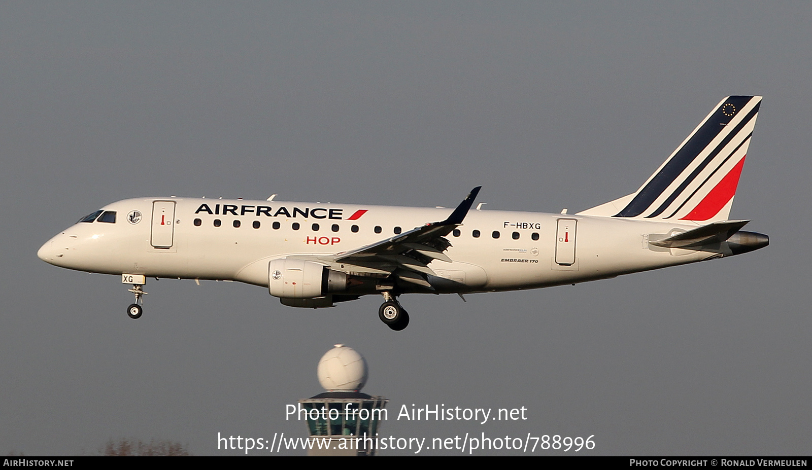 Aircraft Photo of F-HBXG | Embraer 170STD (ERJ-170-100STD) | Air France | AirHistory.net #788996