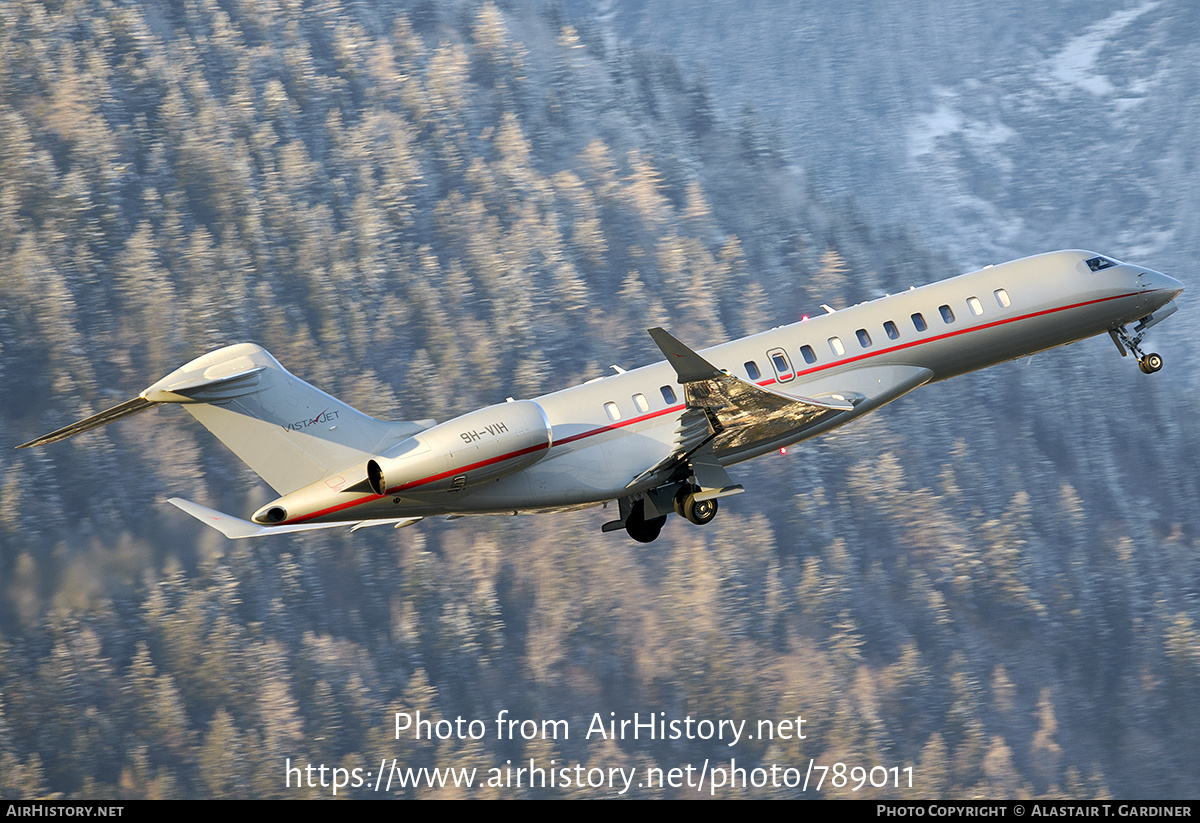 Aircraft Photo of 9H-VIH | Bombardier Global 7500 (BD-700-2A12) | VistaJet | AirHistory.net #789011