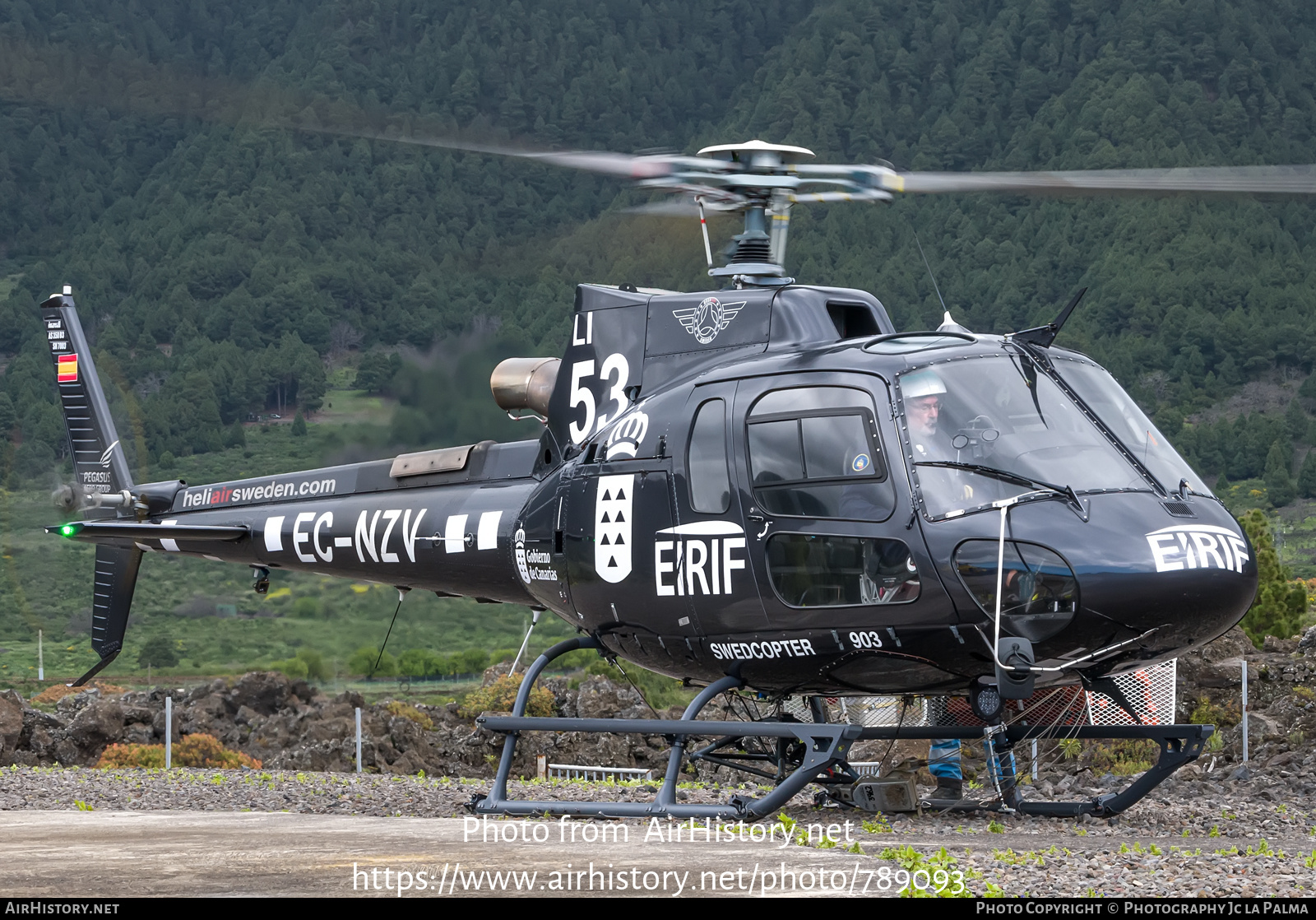 Aircraft Photo of EC-NZV | Eurocopter AS-350B-3 Ecureuil | EIRIF - Equipos de Intervención y Refuerzo en Incendios Forestales | AirHistory.net #789093