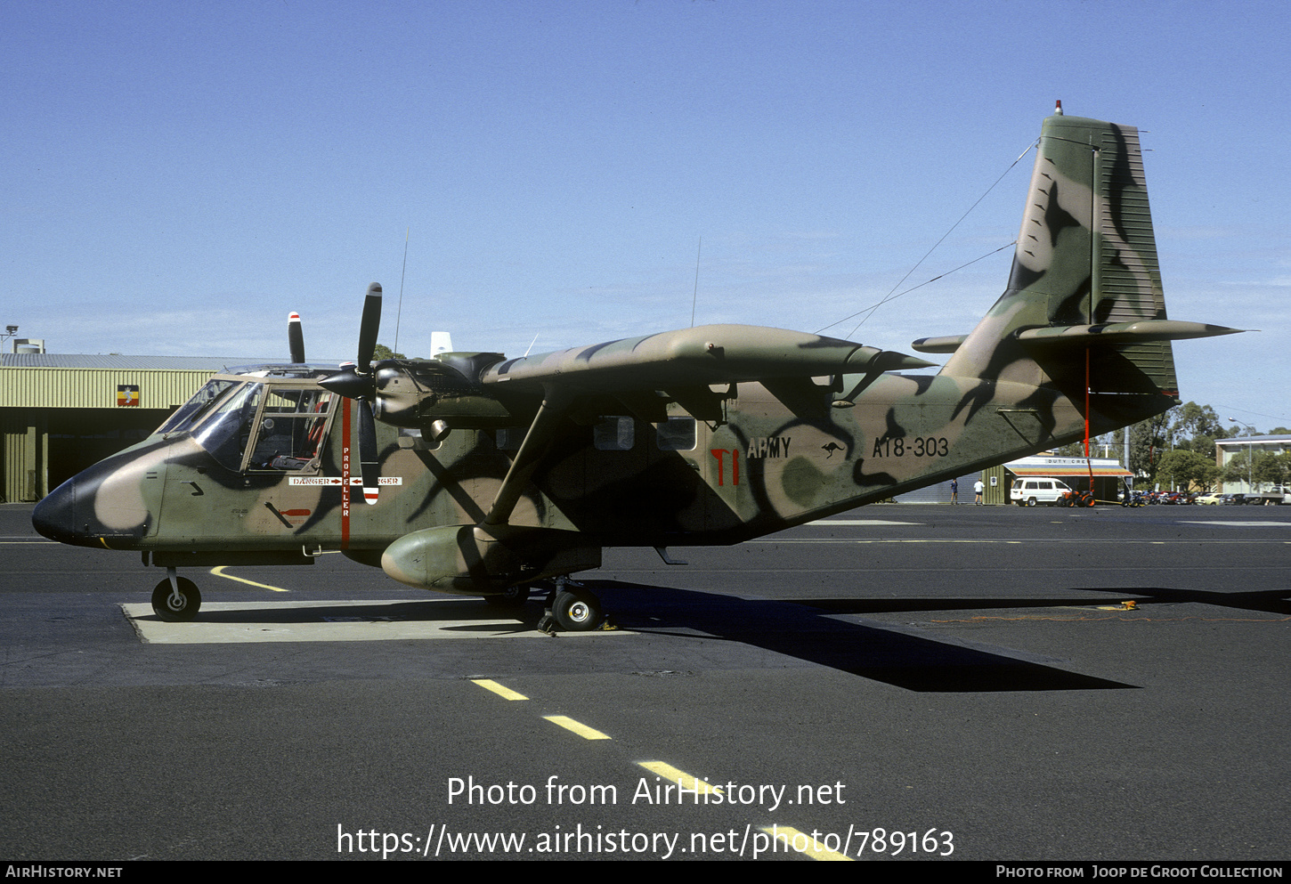 Aircraft Photo of A18-303 | GAF N-22B Nomad | Australia - Army | AirHistory.net #789163