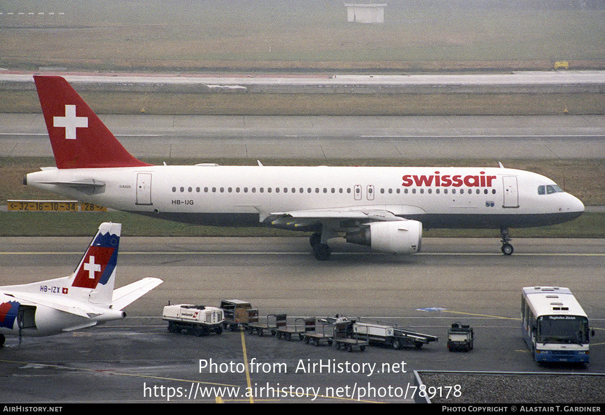 Aircraft Photo of HB-IJG | Airbus A320-214 | Swissair | AirHistory.net #789178