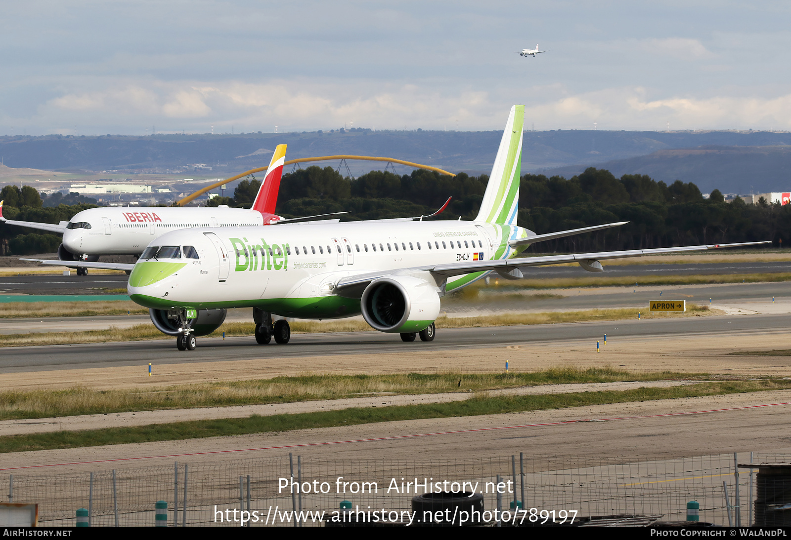 Aircraft Photo of EC-OJK | Embraer 195-E2 (ERJ-190-400) | Binter Canarias | AirHistory.net #789197