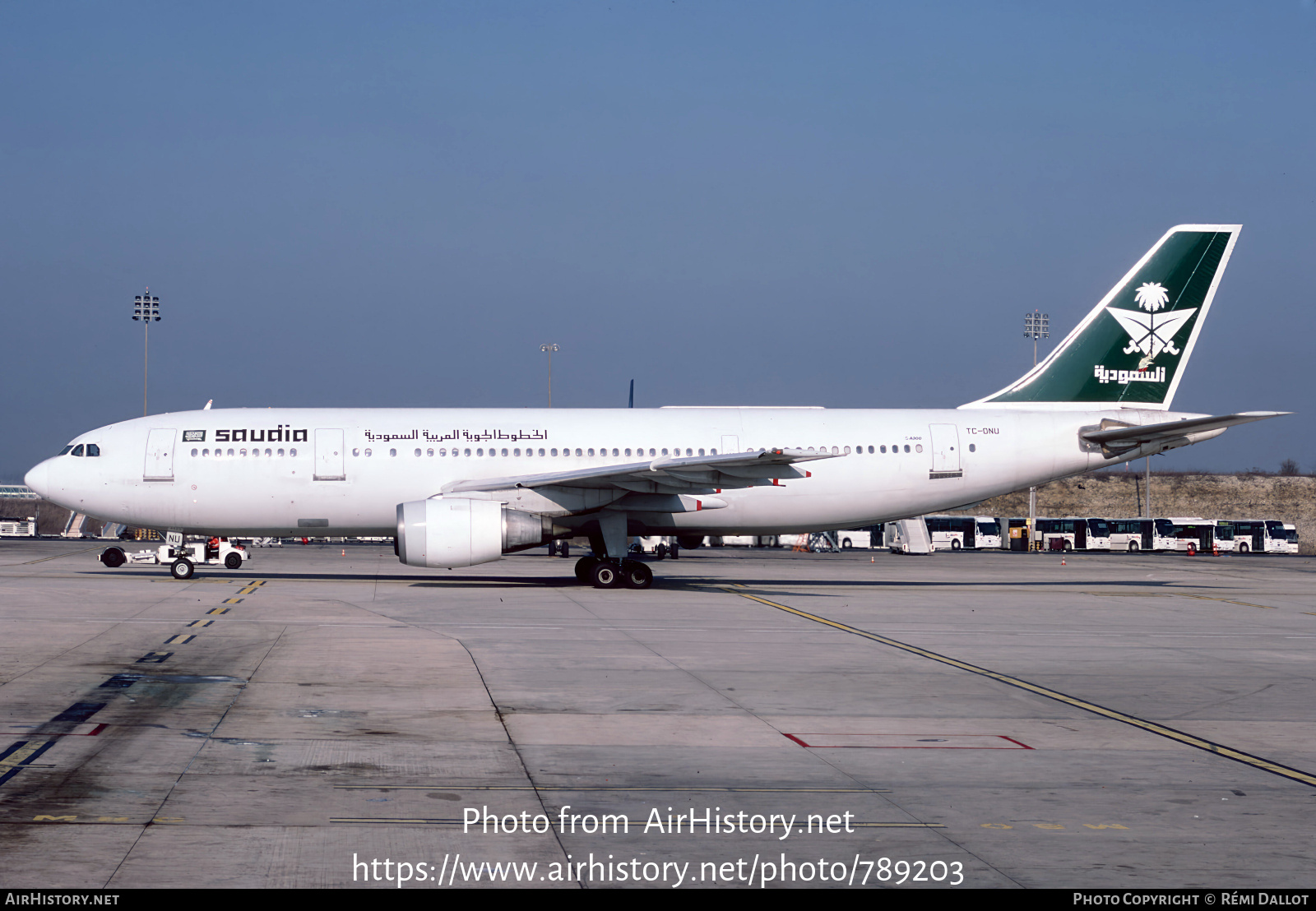 Aircraft Photo of TC-ONU | Airbus A300B4-203 | Saudia - Saudi Arabian Airlines | AirHistory.net #789203