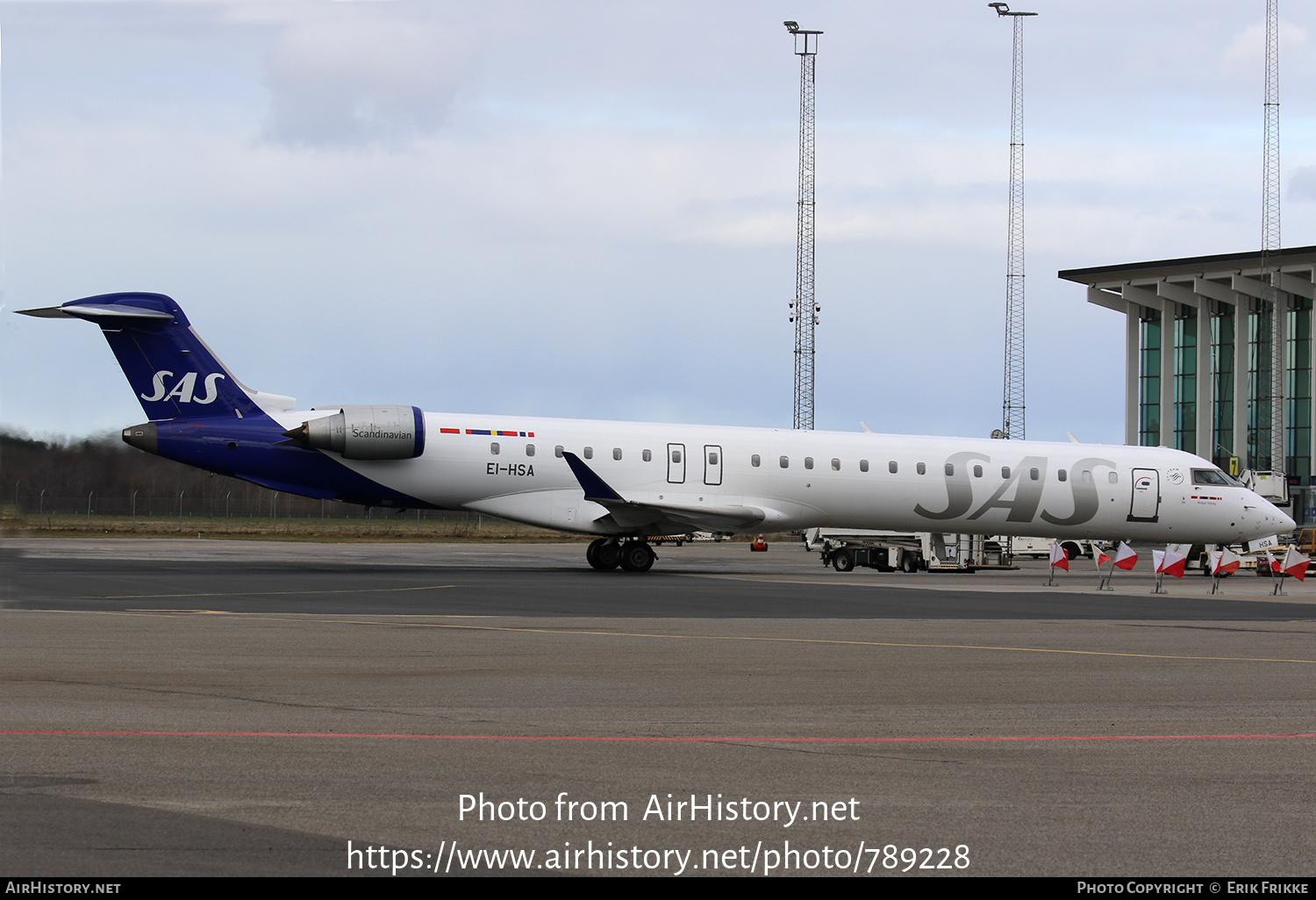 Aircraft Photo of EI-HSA | Bombardier CRJ-900LR (CL-600-2D24) | Scandinavian Airlines - SAS | AirHistory.net #789228