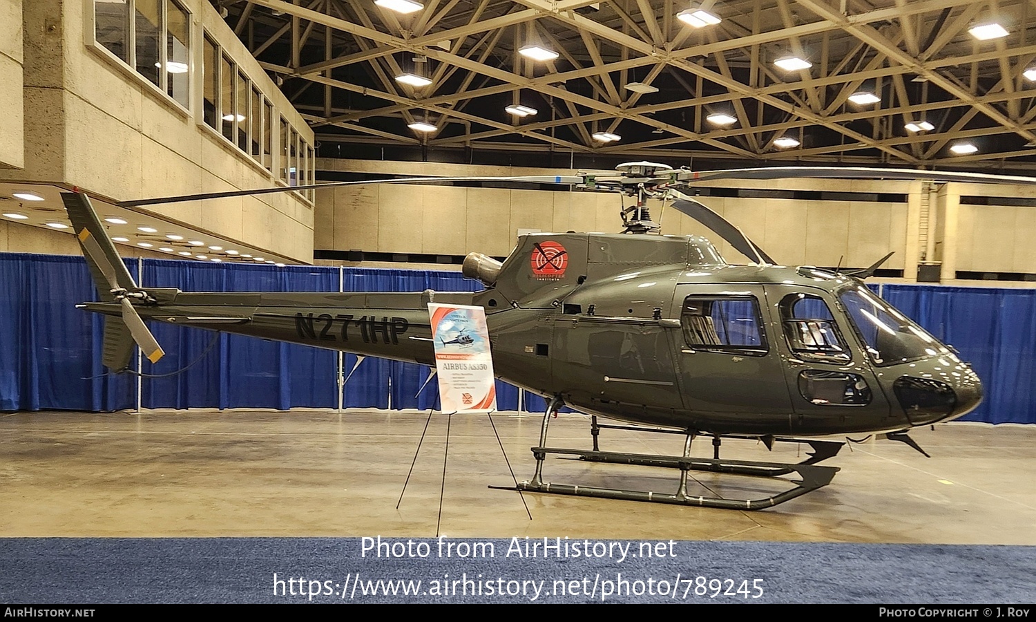 Aircraft Photo of N271HP | Aerospatiale AS-350B-2 Ecureuil | Helicopter Institute | AirHistory.net #789245