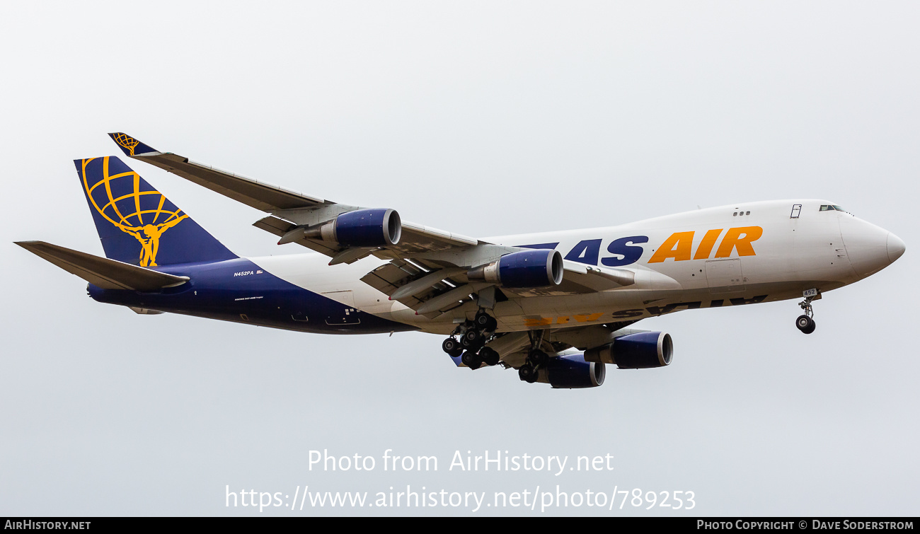 Aircraft Photo of N452PA | Boeing 747-46NF/SCD | Atlas Air | AirHistory.net #789253