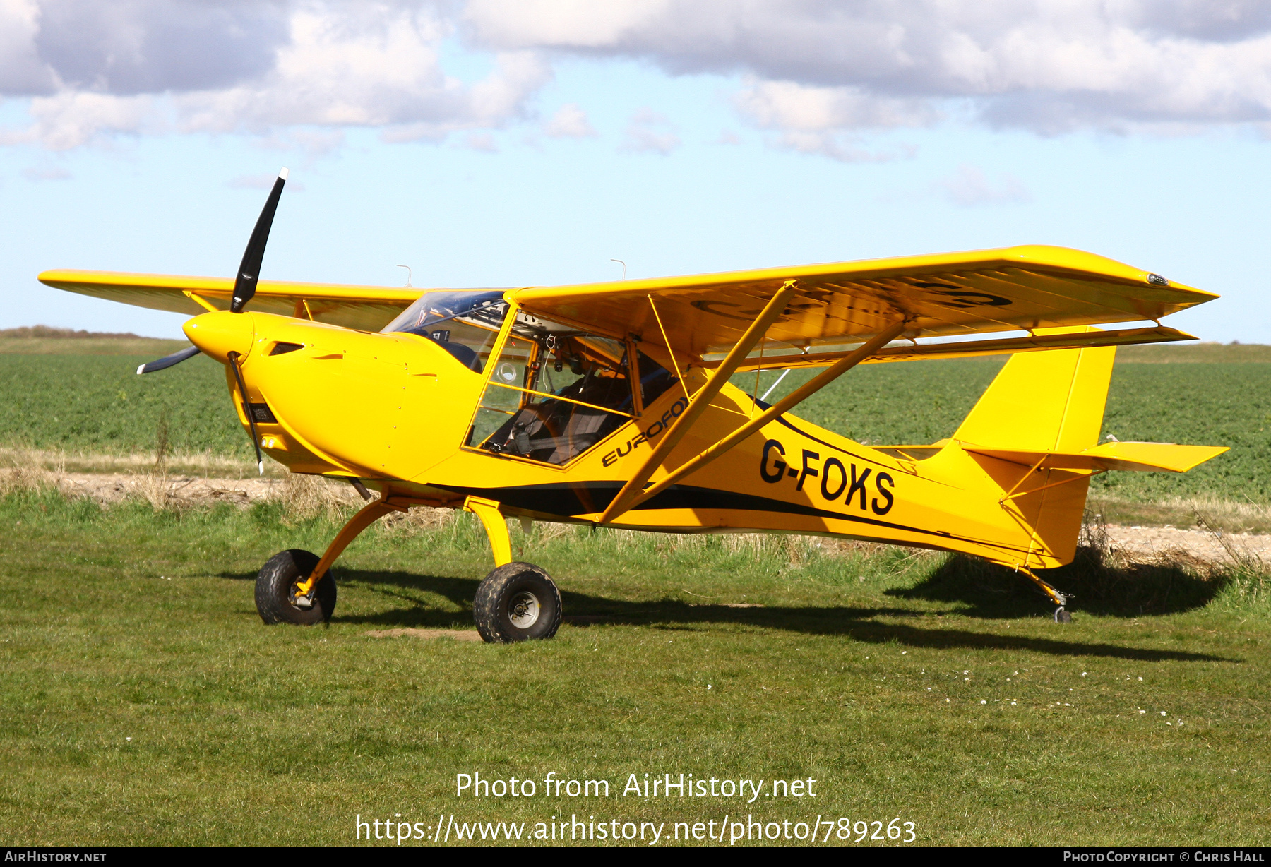 Aircraft Photo of G-FOKS | Aeropro Eurofox 912(S) | AirHistory.net #789263