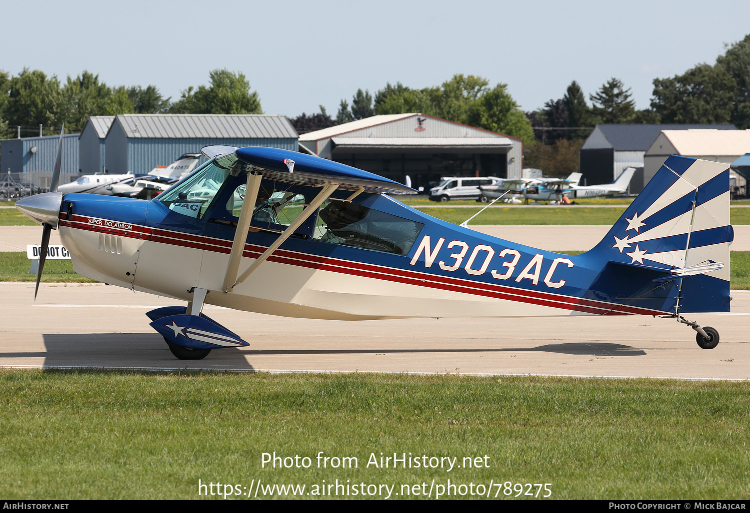 Aircraft Photo of N303AC | American Champion 8KCAB-180 Super Decathlon | AirHistory.net #789275