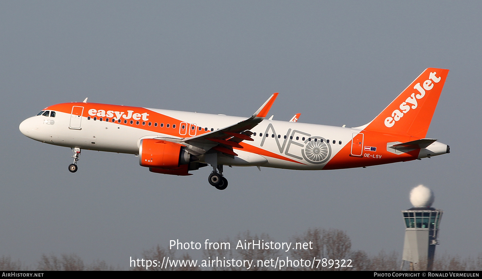 Aircraft Photo of OE-LSV | Airbus A320-251N | EasyJet | AirHistory.net #789322