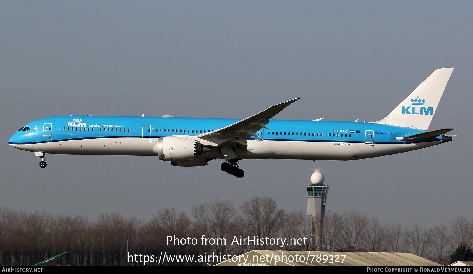 Aircraft Photo of PH-BKC | Boeing 787-10 Dreamliner | KLM - Royal Dutch Airlines | AirHistory.net #789327