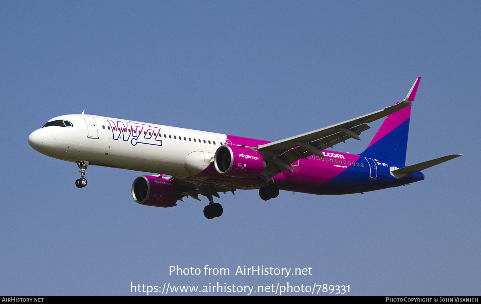 Aircraft Photo of 9H-WDY | Airbus A321-271NX | Wizz Air | AirHistory.net #789331