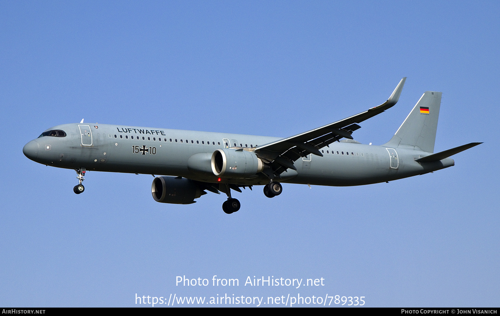 Aircraft Photo of 1510 | Airbus A321-251NX | Germany - Air Force | AirHistory.net #789335