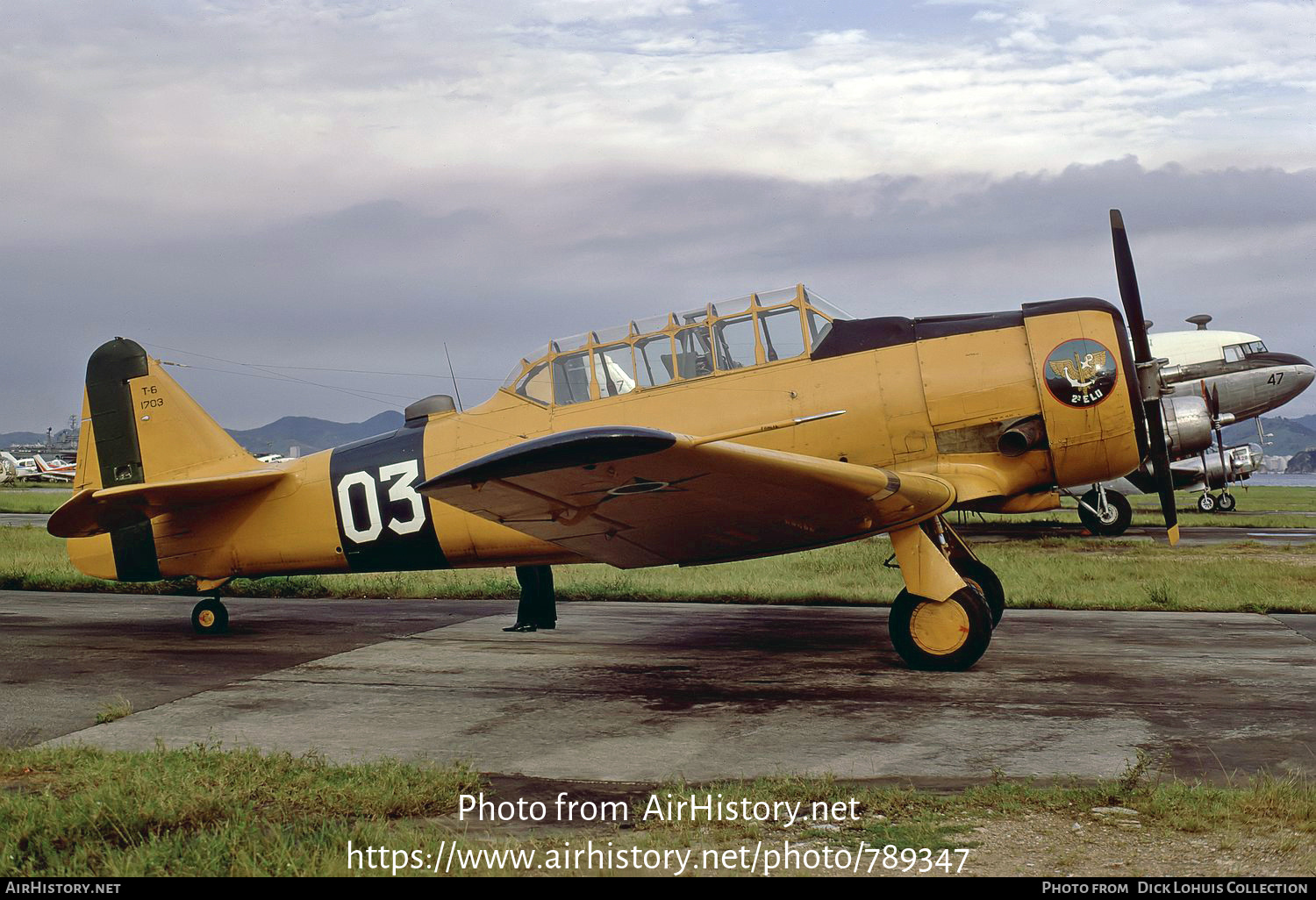 Aircraft Photo of 1703 | North American SNJ-5C Texan | Brazil - Air Force | AirHistory.net #789347