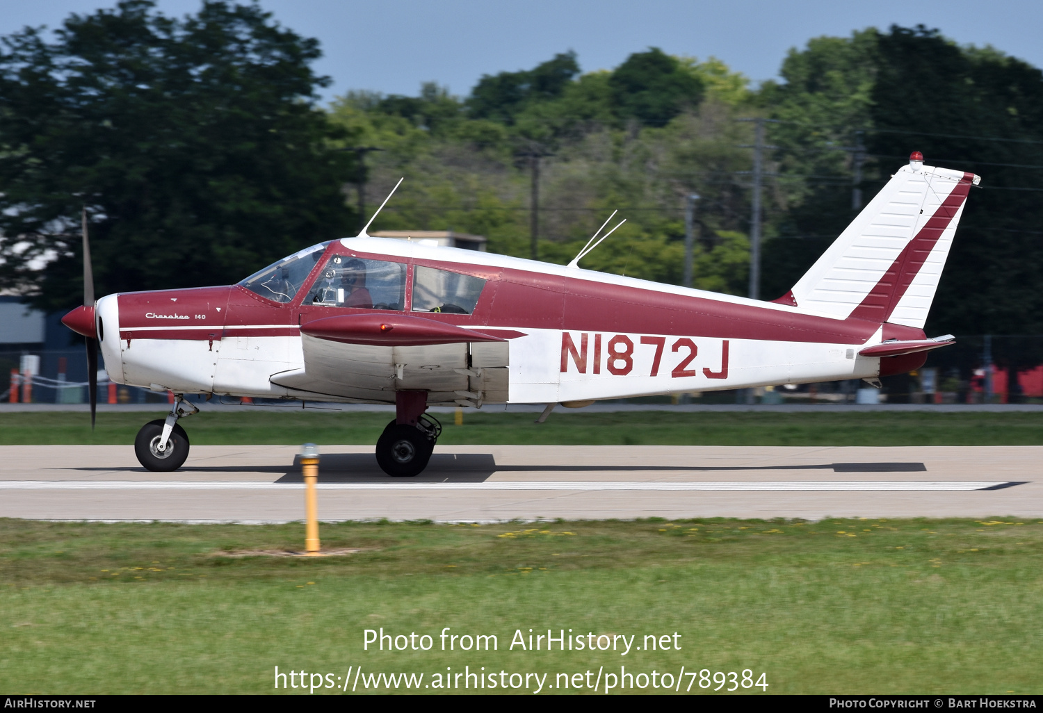 Aircraft Photo of N1872J | Piper PA-28-140 Cherokee | AirHistory.net #789384