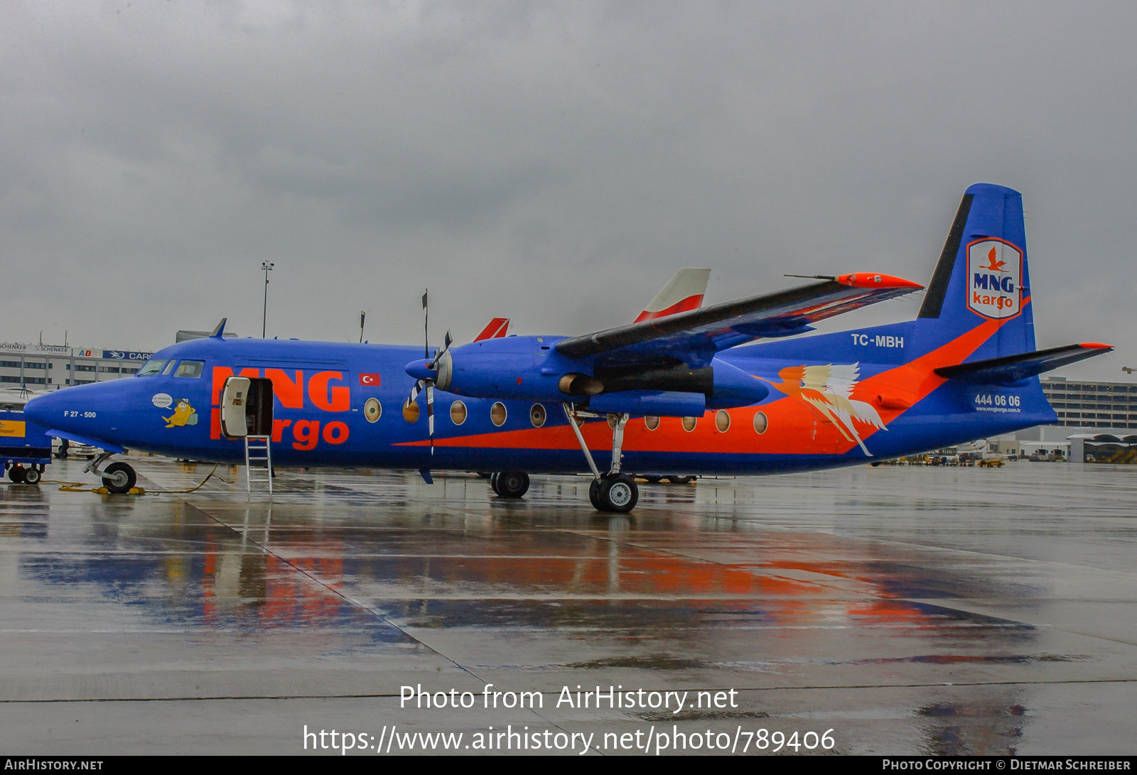 Aircraft Photo of TC-MBH | Fokker F27-500F Friendship | MNG Kargo | AirHistory.net #789406