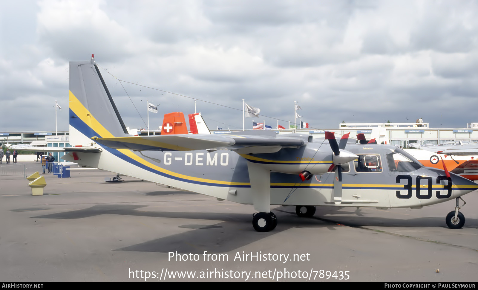 Aircraft Photo of G-DEMO | Pilatus Britten-Norman BN-2T Turbine Islander | AirHistory.net #789435